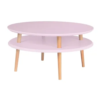 Masuta de cafea Ragaba UFO O 70 cm, roz imagine