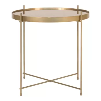 Masuta de cafea rotunda aurie o 48 cm Venezia - House Nordic imagine