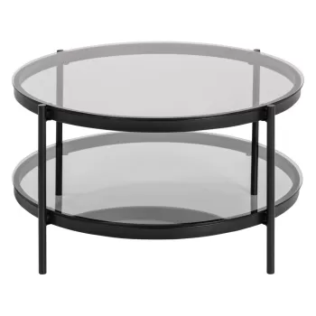Masuta de cafea rotunda cu blat de sticla o 79 cm Bayonne - Actona imagine