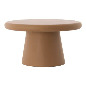 Masuta de cafea teracota rotunda o 70 cm Kulona - Light & Living imagine