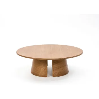 Masuta de cafea Teulat Cep, o 110 cm, natural imagine