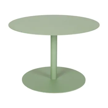 Masuta de cafea verde salvie rotunda din otel o 60 cm Snow - Zuiver imagine