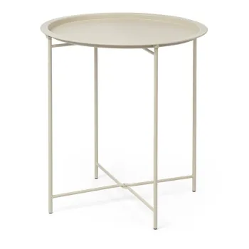 Masuta de gradina rotunda din otel o 46 cm Austin - Bizzotto imagine