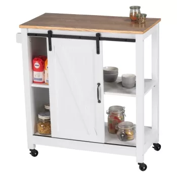 Masuta de servire cu roti 40x80 cm Country House - Wenko imagine