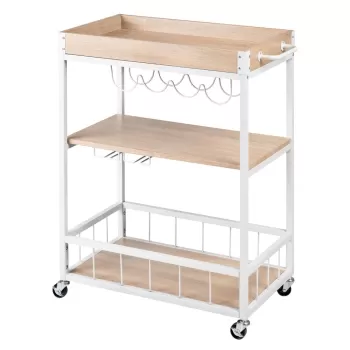 Masuta de servire cu roti 40x80 cm Rustico - Wenko imagine