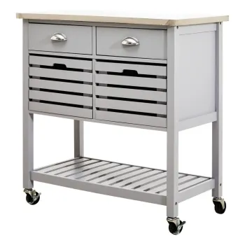 Masuta de servire cu roti 46x86 cm Frankfurt - Premier Housewares imagine