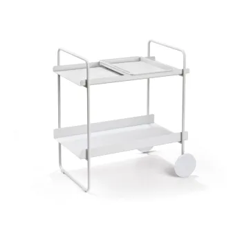 Masuta de servire cu roti din metal 40.5x61 cm A-Cocktail - Zone imagine
