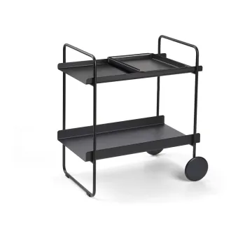 Masuta de servire cu roti din metal 40.5x61 cm A-Cocktail - Zone imagine