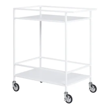 Masuta de servire cu roti din metal 40x68 cm Vita - House Nordic imagine