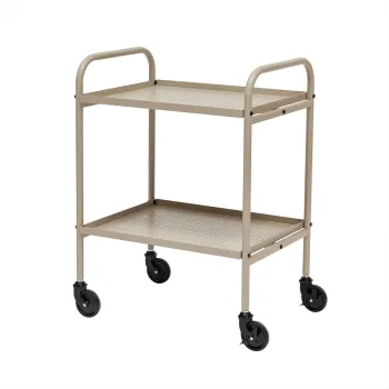 Masuta de servire cu roti din otel 37,5x52 cm Maki - OYOY Living Design imagine