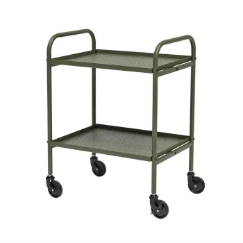 Masuta de servire cu roti din otel 37,5x52 cm Maki - OYOY Living Design imagine