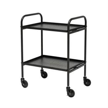 Masuta de servire cu roti din otel 37,5x52 cm Maki - OYOY Living Design imagine