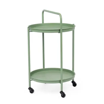 Masuta de servire cu roti din otel o 44,5 cm Austin - Yes Everyday imagine