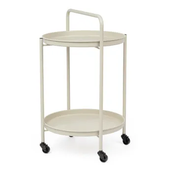 Masuta de servire cu roti din otel o 44,5 cm Austin - Yes Everyday imagine