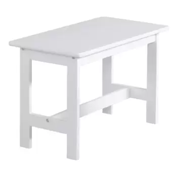 Masuta din lemn de pin pentru copii Pinio Baby, alb imagine