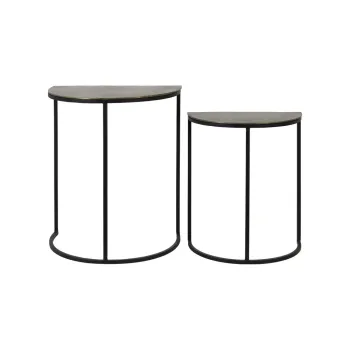 Masute auxiliare 2 buc. 30.5x46 cm Peto - Light & Living imagine