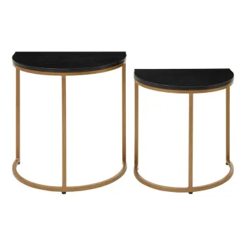 Masute auxiliare 2 buc. cu blat din marmura 28x45 cm Varana - Premier Housewares imagine