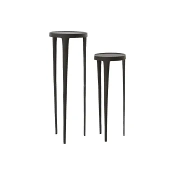 Masute auxiliare 2 buc. rotunde din metal o 35 cm Tobias - Light & Living imagine