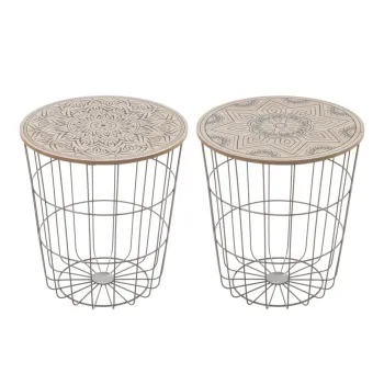 Masute auxiliare 2 buc. rotunde o 40 cm - Casa Seleccion imagine