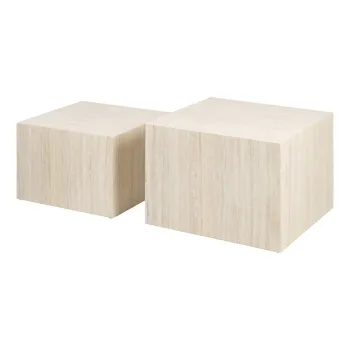 Masute de cafea in set de 2 buc. 58x58 cm Dice - Actona imagine