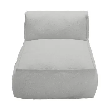 Modul de canapea de grAfdinA(cu E(TM)ezlong) gri deschis cu tapiE>erie din E>esAfturAbouclA(C) Grow aEURBlomus imagine