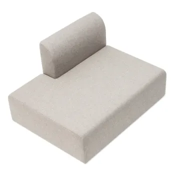 Modul de canapea gri deschis (colt dreapta) din amestec de lana si in Hugg - Gazzda imagine