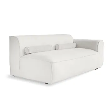 Modul pentru canapea alb (cu colt pe partea stanga ) Flex Felix - Miuform imagine