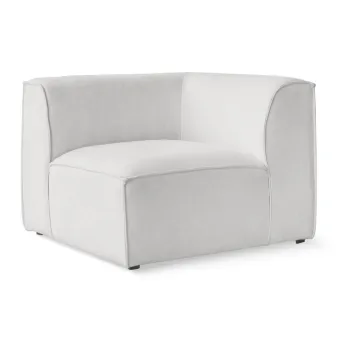 Modul pentru canapea alb (cu colt variabil) Flex Felix - Miuform imagine