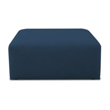 Modul pentru canapea albastru inchis cu tapiterie din stofa boucle Roxy - Scandic imagine