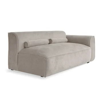 Modul pentru canapea bej (cu colt pe partea stanga ) Flex Felix - Miuform imagine