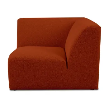 Modul pentru canapea caramiziu cu tapiterie din stofa boucle (cu colt variabil) Roxy - Scandic imagine