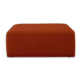 Modul pentru canapea caramiziu cu tapiterie din stofa boucle Roxy - Scandic imagine