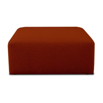 Modul pentru canapea caramiziu cu tapiterie din stofa boucle Roxy - Scandic imagine