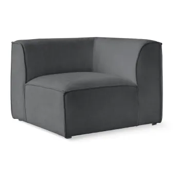 Modul pentru canapea gri (cu colt variabil) Flex Felix - Miuform imagine