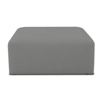 Modul pentru canapea gri cu tapiterie din stofa boucle Roxy - Scandic imagine