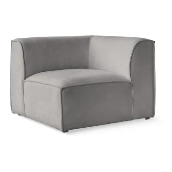 Modul pentru canapea gri deschis (cu colt variabil) Flex Felix - Miuform imagine