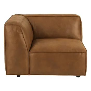 Modul pentru canapea maro coniac (colt dreapta) Fairfield Kentucky - Bonami Selection imagine