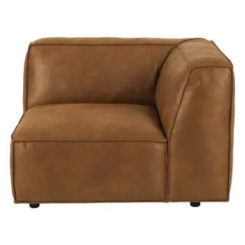 Modul pentru canapea maro coniac (colt stanga) Fairfield Kentucky - Bonami Selection imagine