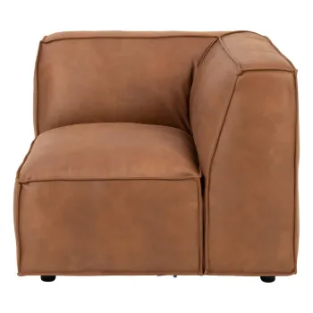 Modul pentru canapea maro coniac (colt stanga) Fairfield Kentucky - Bonami Selection imagine