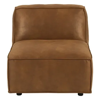 Modul pentru canapea maro coniac (de mijloc) Fairfield Kentucky - Bonami Selection imagine