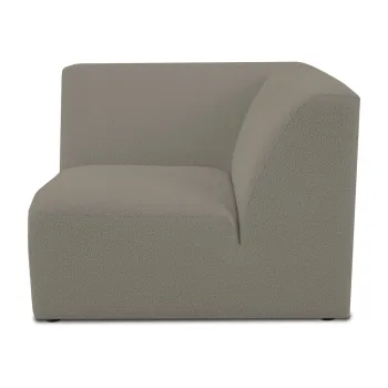 Modul pentru canapea maro deschis cu tapiterie din stofa boucle (cu colt variabil) Roxy - Scandic imagine