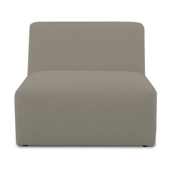 Modul pentru canapea maro deschis cu tapiterie din stofa boucle (de mijloc) Roxy - Scandic imagine
