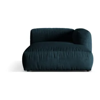 Modul pentru canapea modulara albastru inchis cu tapiterie din tesatura boucle (cu colt pe partea stanga ) Martina - Micadoni Home imagine