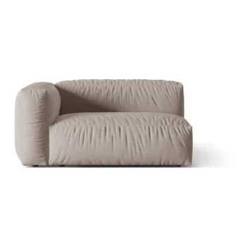 Modul pentru canapea modulara bej (cu colt pe partea dreapta) Martina - Micadoni Home imagine