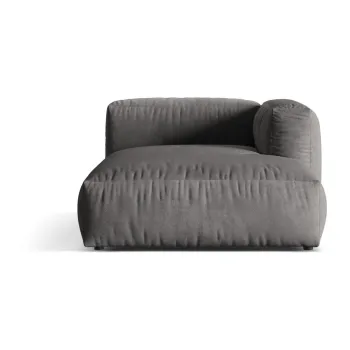 Modul pentru canapea modulara gri cu tapiterie din tesatura boucle (cu colt pe partea stanga ) Martina - Micadoni Home imagine