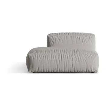 Modul pentru canapea modulara gri deschis (cu colt pe partea dreapta) Martina - Micadoni Home imagine