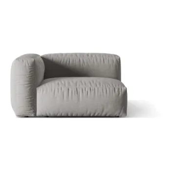 Modul pentru canapea modulara gri deschis (cu colt pe partea dreapta) Martina - Micadoni Home imagine