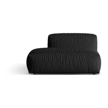 Modul pentru canapea modulara negru (cu colt pe partea dreapta) Martina - Micadoni Home imagine