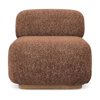 Modul pentru canapea modulara portocaliu/maro Ailani - Makamii imagine