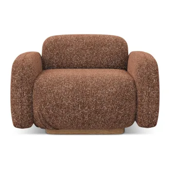 Modul pentru canapea modulara portocaliu/maro Ailani - Makamii imagine